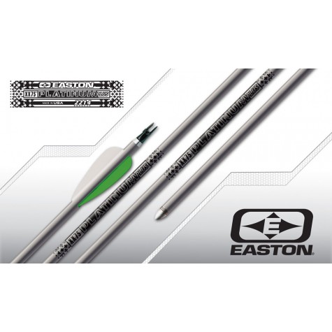Easton XX75 Platinum Plus Arrows with G Nocks and EP33 points (Set of 8) : ES42Aluminium ArrowsES42 3FL 33 8 G